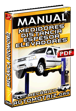 Manual de Medidores de Distancia y Espesor, Elevadores de Automóviles