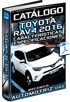 Catálogo de Camioneta Toyota Rav4 2016 LE, XLE, SE y Limited